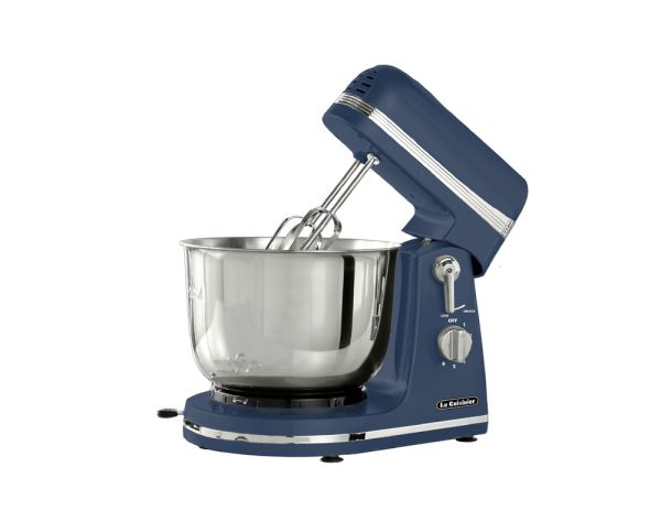 Blue Stand Mixer on a white background